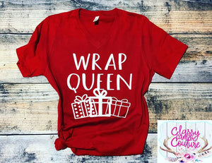 Wrap Queen V-neck Tee