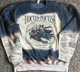 Witches & Quotes Bleached Sweatshirt or Hoodie