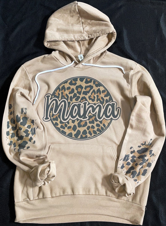 Leopard Mama Hoodie or Sweatshirt